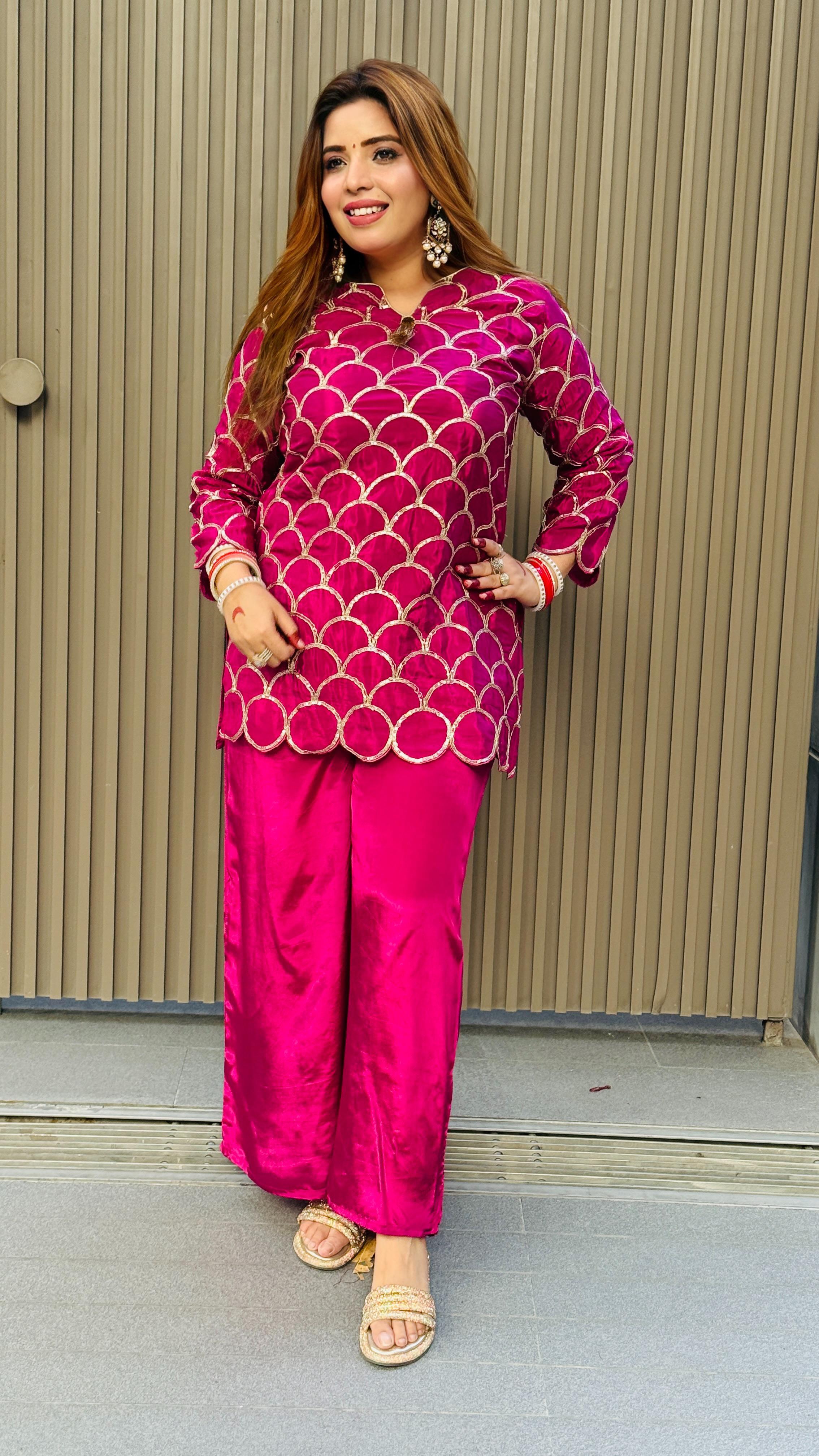 Avyra Cordset- Red, Magenta, Black
